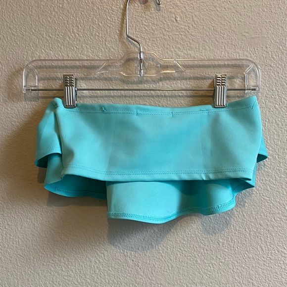 Solemio LA - Teal Bandeau Ruffle Top - Picture 2 of 3